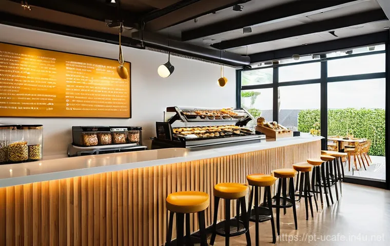컨셉카페 운영 노하우 - **Prompt:** "A cozy and inviting literary-themed café, reminiscent of a charming bookstore in Lisbon...